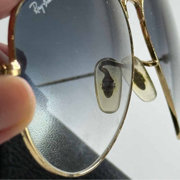 Ray Ban aviator gradient lens large metal RB 3025 5001/87 52 18 140 3N lens blue - Picture 6 of 10